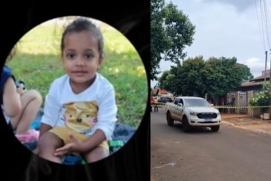 Menina de 2 anos morre atropelada por caminhonete ao seguir cachorro de estimação.