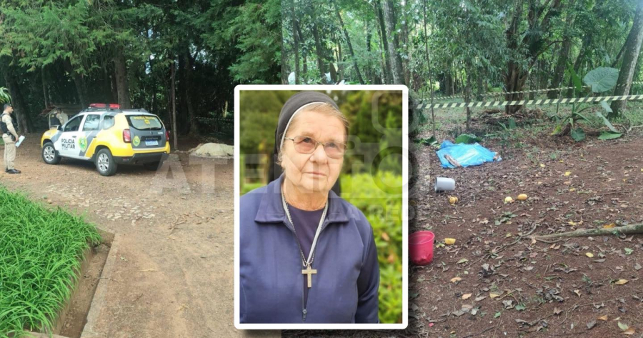 Freira de 82 anos é morta a pauladas,no Paraná.